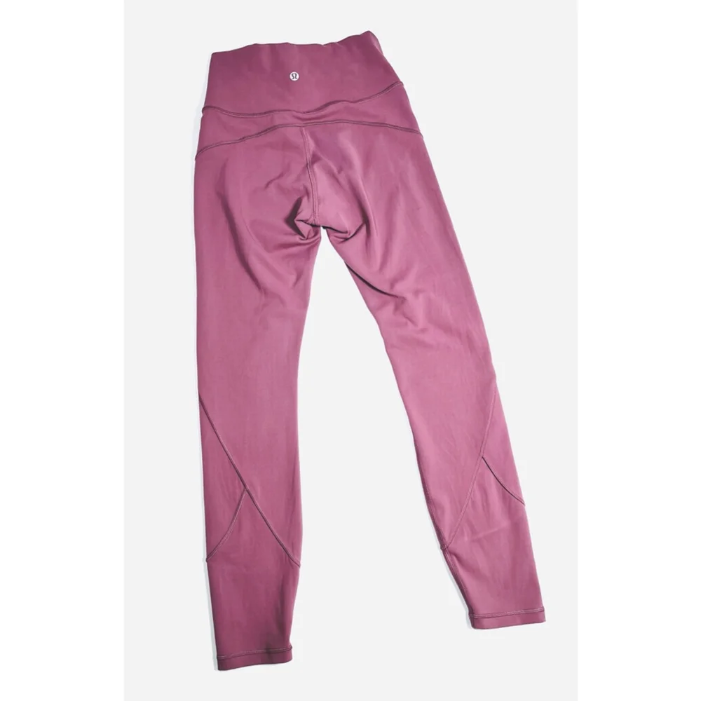 Lululemon Leggings Size 4 Dusty Pink Athletic - Picture 3 of 5